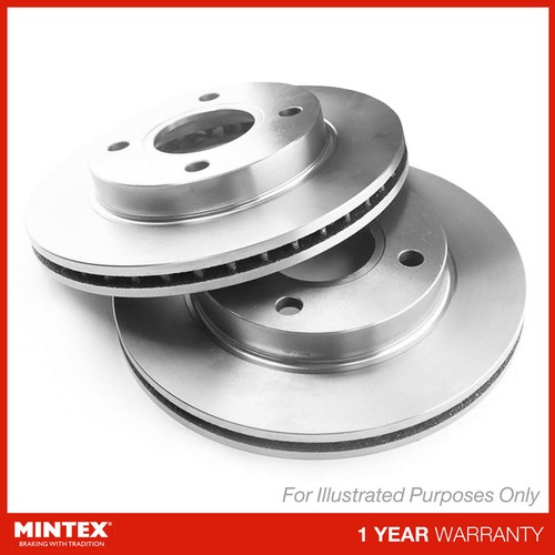 Brake discs vented front - 2x,